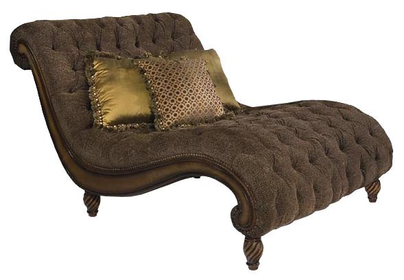 Dinah Decorative Dinah Chaise with Exotic Furniture Appeal by